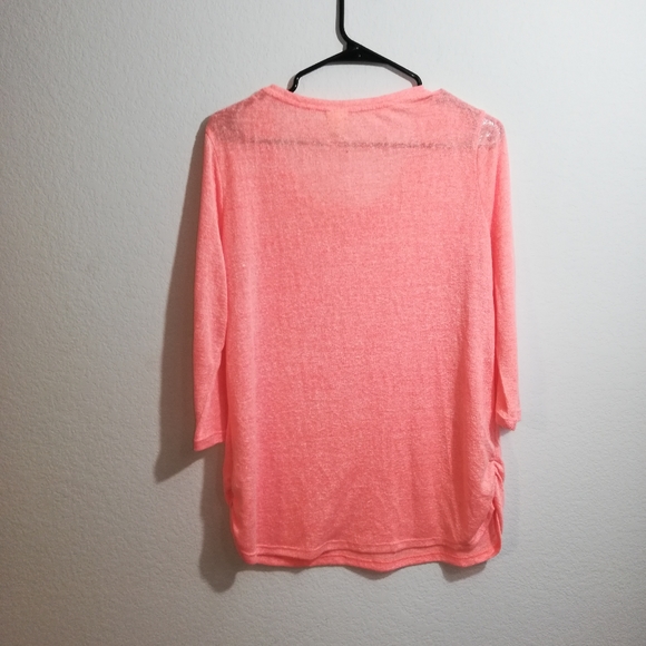 Faded Glory distressed long sleeve top size M - Picture 4 of 4